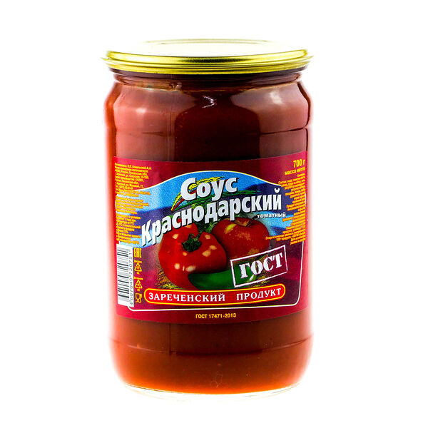 Соус томатный Зареченский продукт Краснодарский