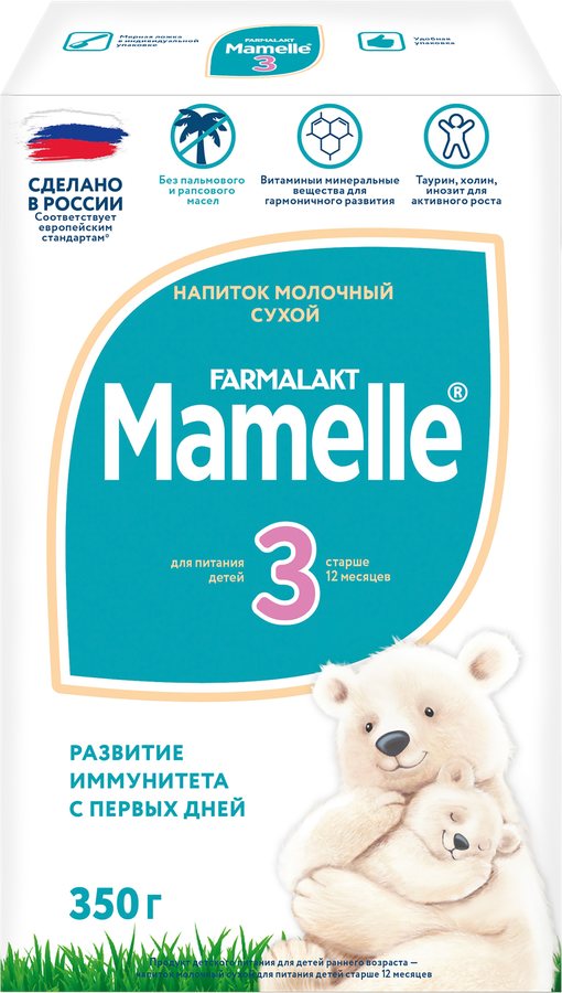 

Напиток молочный сухой Mamelle 3 от 0 до 12 мес