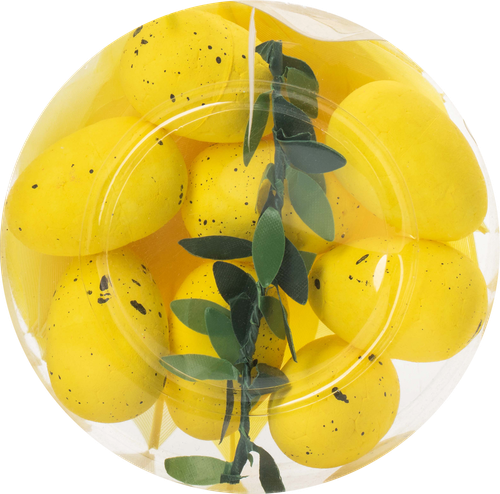 

Набор декоративных яиц с перышком, Арт. 64237, 8 шт в ассортименте