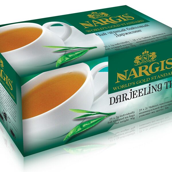 Чай черный индийский пакетированный Nargis Дарджилинг (DARJEELING)  25 пак