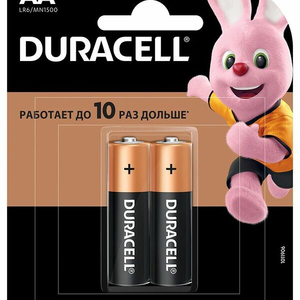Батарейки Duracell LR6-2BL Basic AA 2 шт.