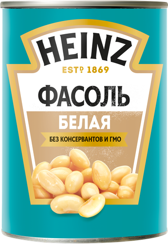 

Фасоль Heinz белая в собственном соку 400 г