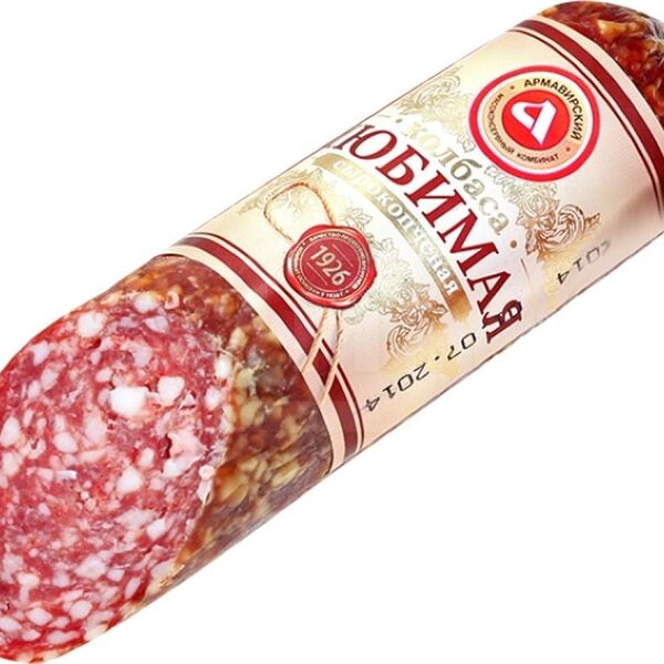 Колбаса Армавирский Мк Любимая сырокопченая вес