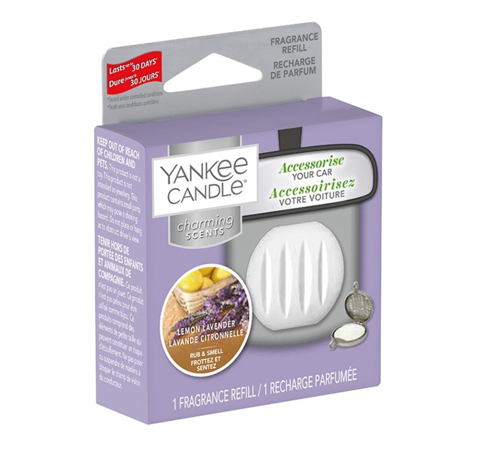 

Аромапластина сменная Yankee candle для ароматизатора для авто "Лимон и лаванда" Китай