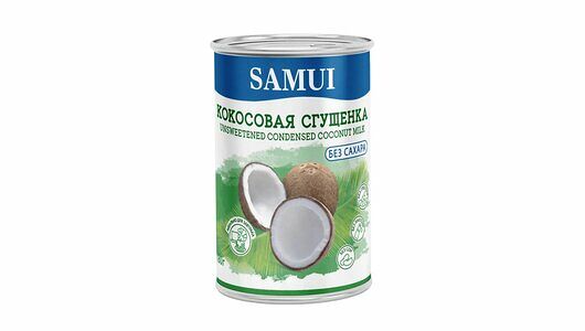 Сгущенка кокосовая Samui без сахара 180г
