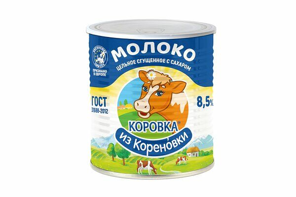 Молоко сгущённое Коровка из Кореновки цельное 8,5%, 360 г