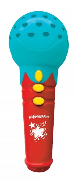 Азбукварик: Микрофон Суперхит. Веселая дискотека, бирюзовый (1202540)