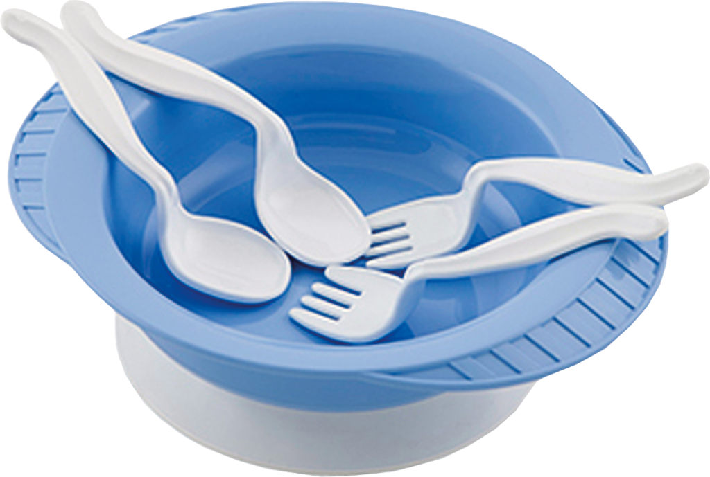 

Тарелка детская Полимербыт на присоске, с набором вилок и ложек арт. С422, 1 шт. в ассортименте, 90 г