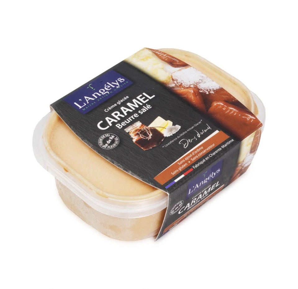 

Мороженое L'Angelys с солёной карамелью, 170 г