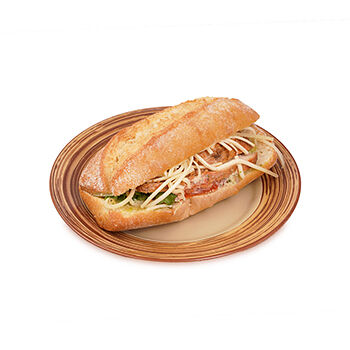 Сэндвич с куриным филе Барбекю и соусом Песто