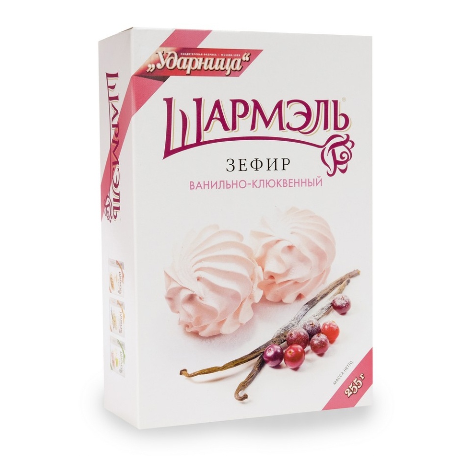 

Зефир Шармэль ванильно-клюквенный 255г