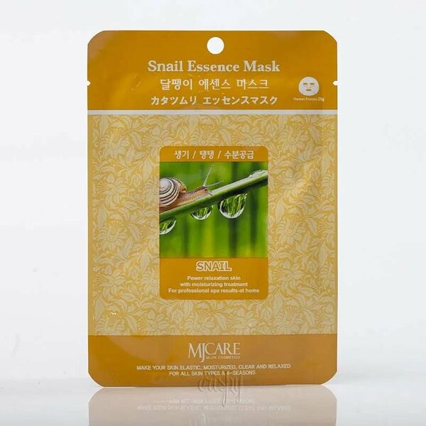 Маска для лица с экстрактом улиточной слизи тканевая ТМ Mijin (Мижин)