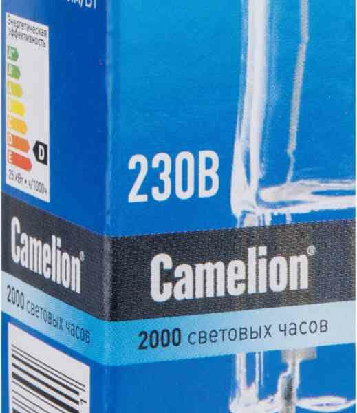 Лампа галогенная Camelion G9 CL, 25 Вт