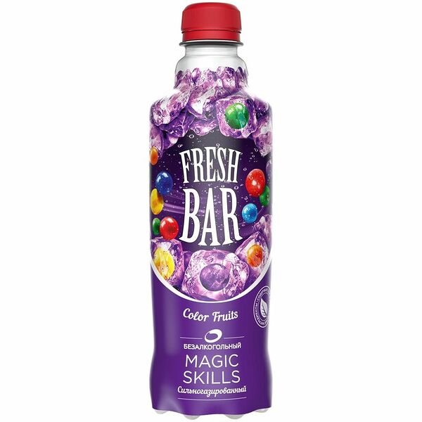 Напиток безалкогольный Fresh Bar Magic Skills сильногазированный, 480мл