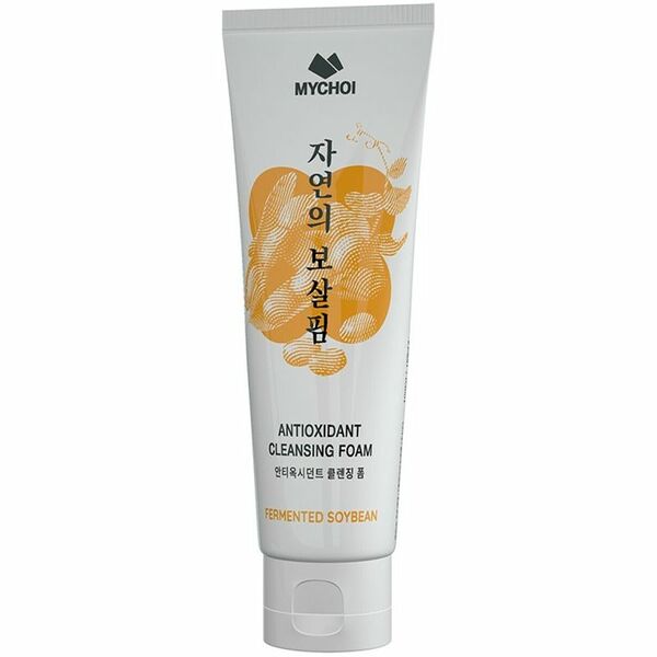 Пенка Mychoi антиоксидантная для умывания с ферментированной соей, 100мл