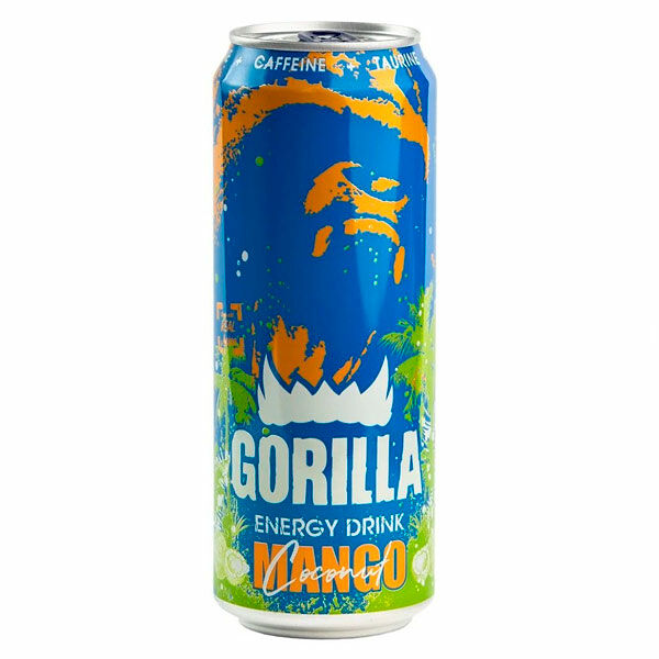 Энергетический напиток Gorilla Mango Coconut манго-кокос ж/б 450 мл
