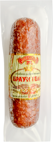 

Колбаса сырокопченая МЯСНАЯ КОЛЛЕКЦИЯ Браун голд полусухая, 200г