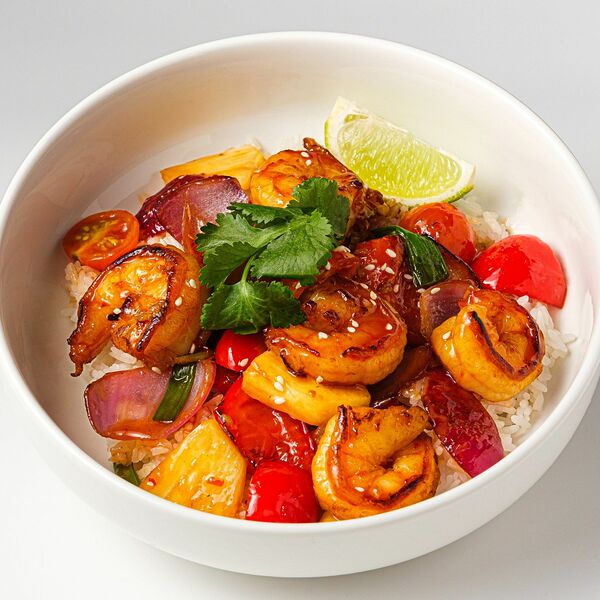 Креветки в кисло-сладком соусе