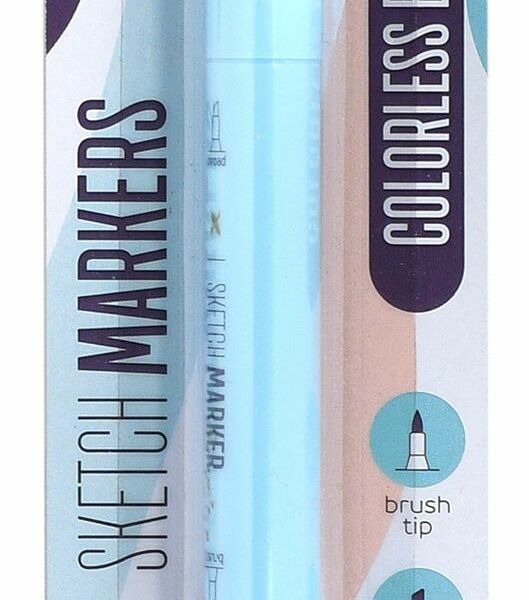 Маркер-блендер для скетчинга LOREX Simple, прозрачный скошенный, Арт. LXSMBL-SP