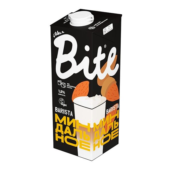 Напиток рисово-миндальный Bite Barista, 1 л