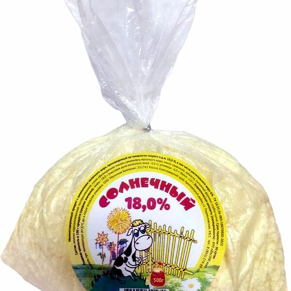 Продукт молокосодержащий Солнечный 18% 500г