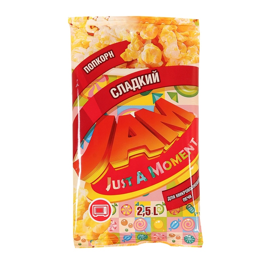 

Попкорн для микроволновой печи Jam Сладкий 85 г