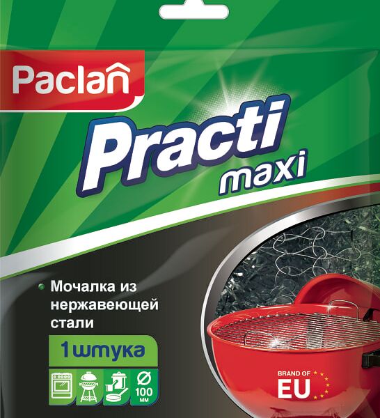 Мочалка Paclan металлическая большая