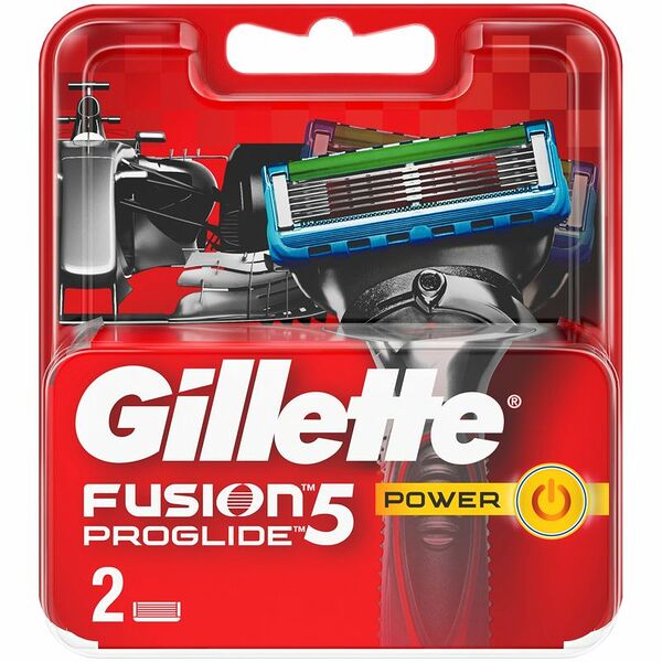 Кассета Gillette Fusion Proglide Power, 2шт