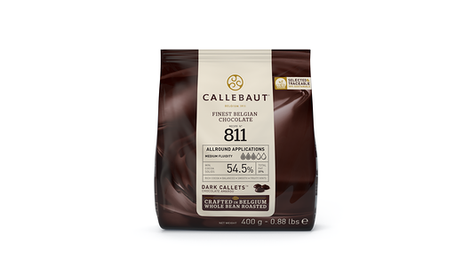 Шоколад темный Callebaut 54,5% в каллетах 400 г