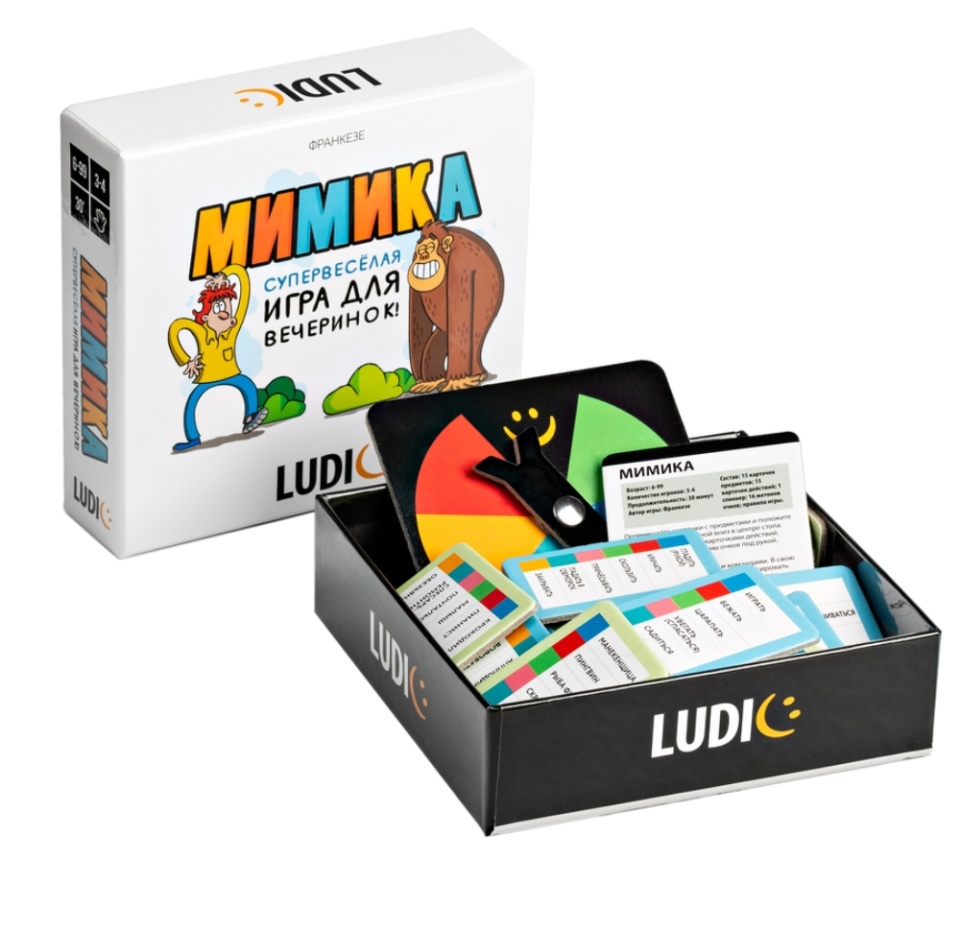

Настольная карточная игра LUDIC "Мимика" 6+, Италия