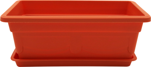 

Ящик балконный с поддоном Флоренция 35х20х14см, пластиковый, Арт. TG3101182