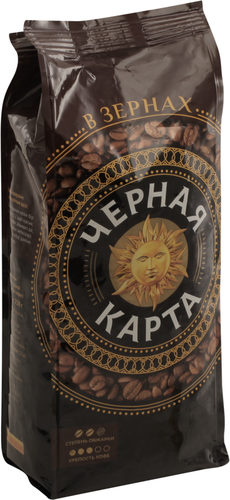 

Кофе зерно Черная карта мягкая упаковка 250 г