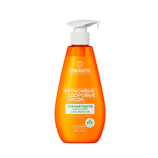 Зубная паста Synergetic Защита от Кариеса