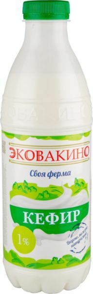 Кефир Эковакино 1% пластиковая бутылка
