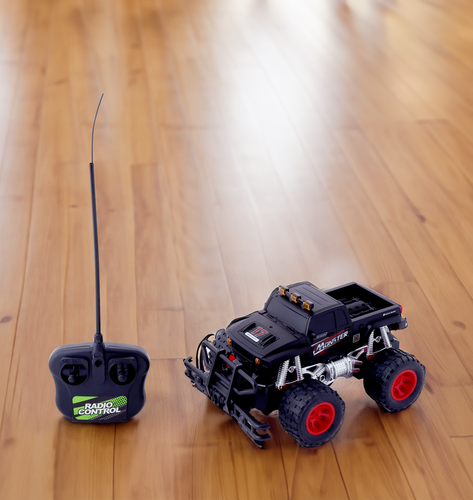 

Игрушка BIGGA Машина на радиоуправлении, 1:18, матовая черная, Арт. YDF968