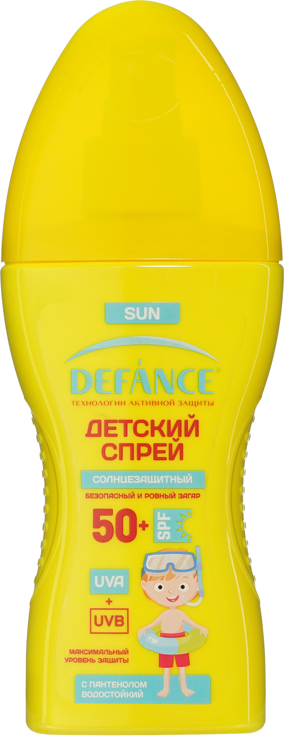 

Спрей солнцезащитный для детей DEFANCE Sun Kids с пантенолом SPF50+, 150мл