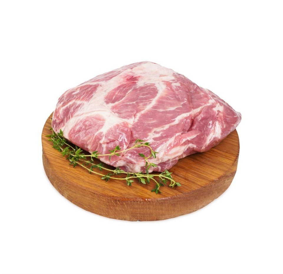 

Шейка свиная Дюрок без кости Агро-Белогорье