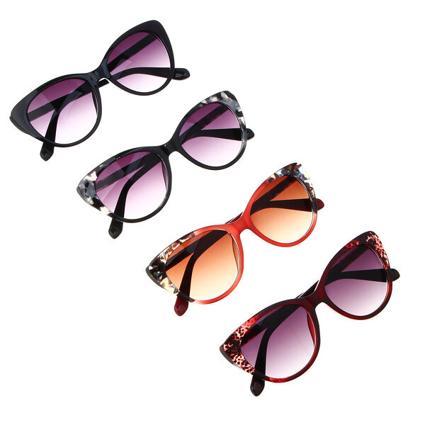 Galante очки солнцезащитные взрослые в чехле, пластик, металл, 142x45мм, 4 цвета