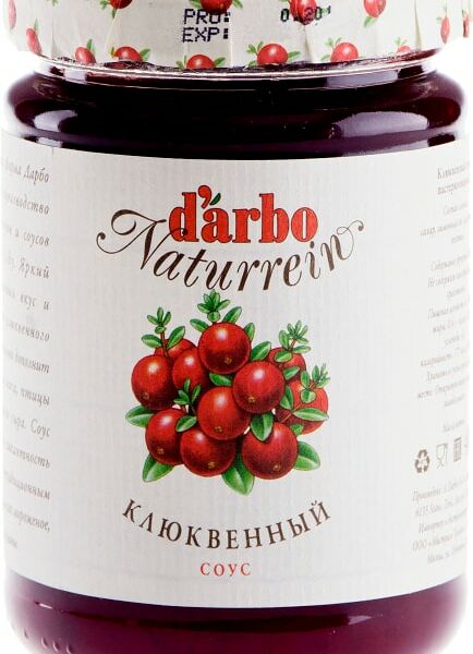 Соус Darbo Naturrein Клюквенный 400г