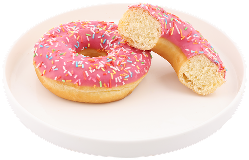 Донат Лента Fresh глазированный со вкусом клубники, 58 г