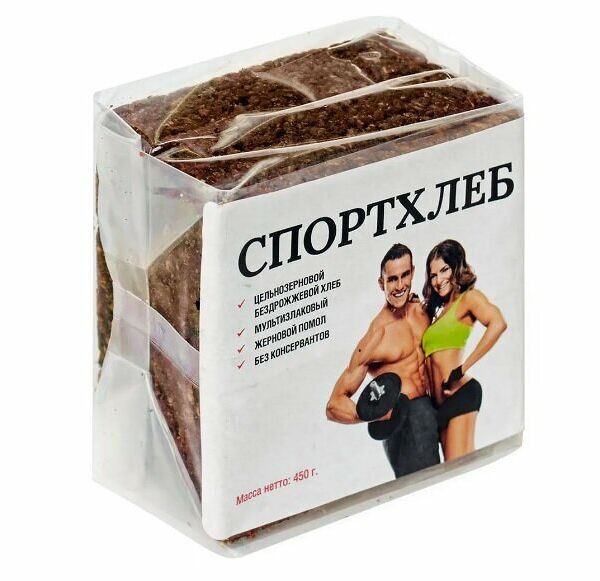 Хлеб Спортхлеб бездрожжевой 450 г