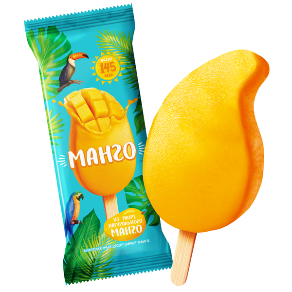 Десерт шербет замороженный Айс Групп Манго 1,8%