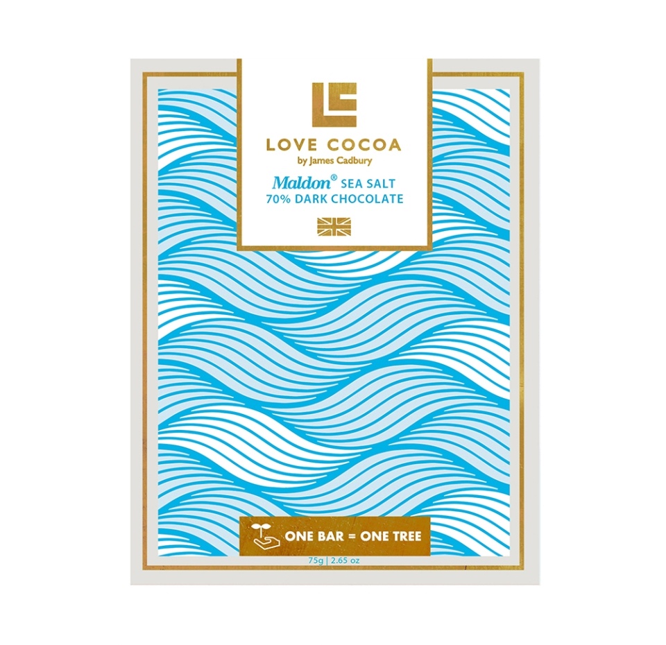 

Темный шоколад Love Cocoa Maldon sea salt 70% 75 г