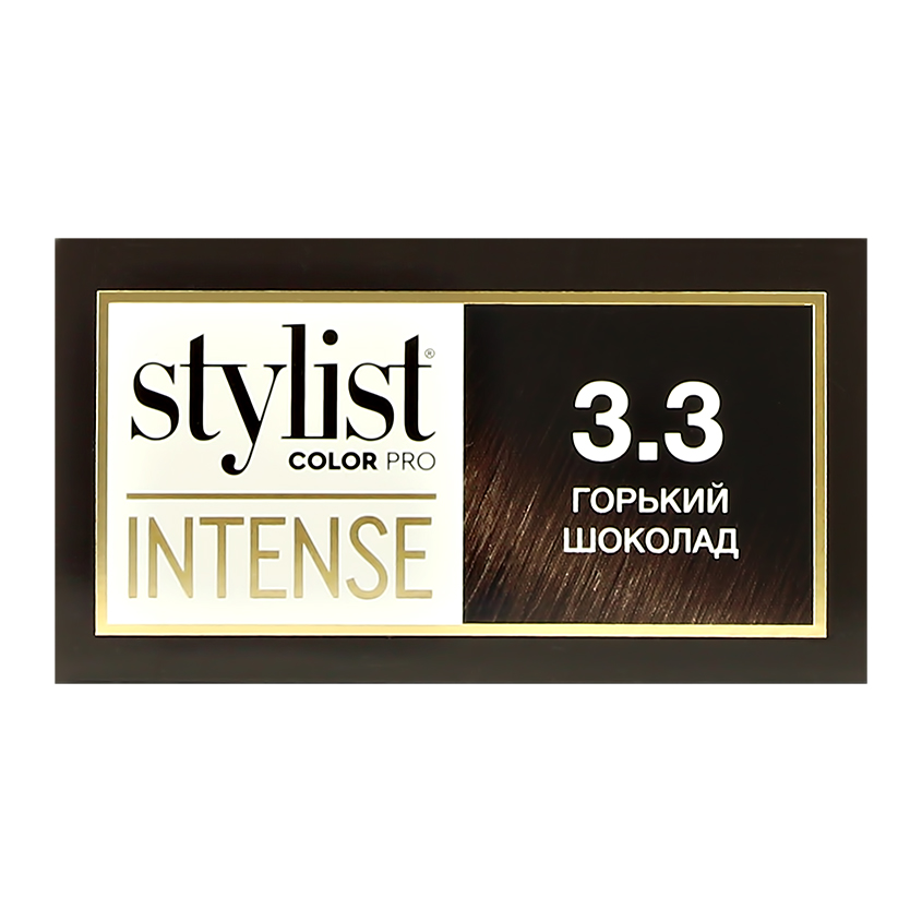 

Крем-краска для волос Stylist Color Pro Intense тон 3.3 Горький шоколад 118 мл