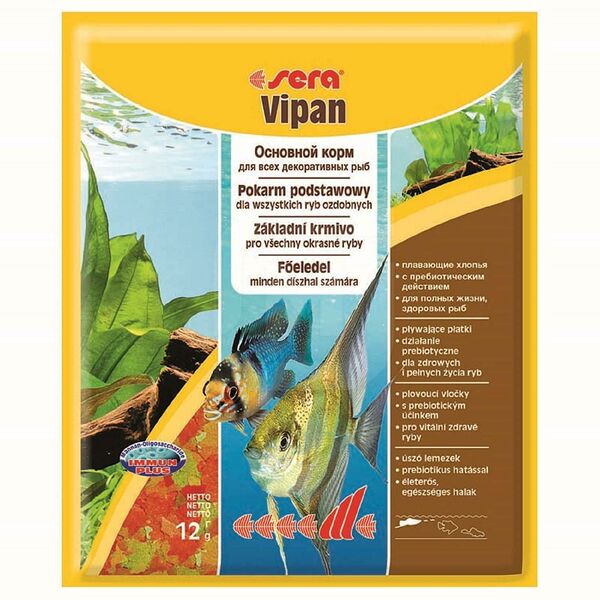 Корм для рыб Sera Vipan основной хлопья 12г