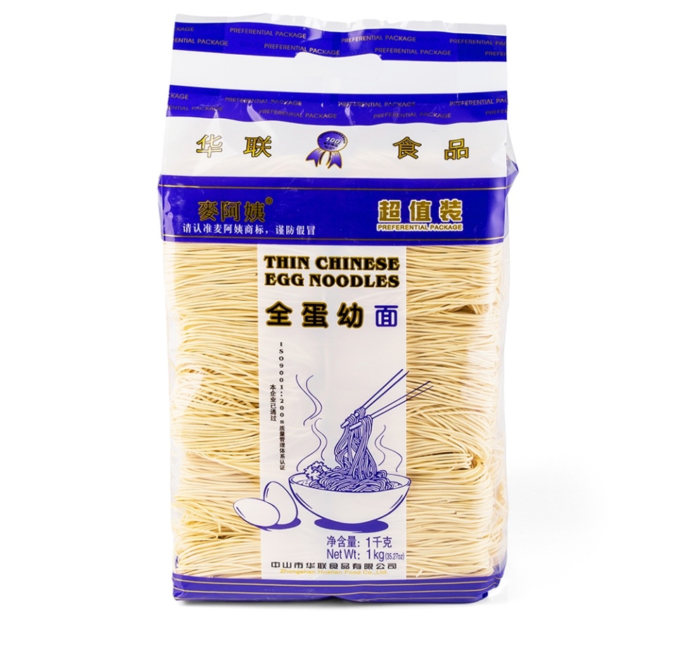 

Макаронные изделия Thin Chinese Egg Noodles Mai A Yi