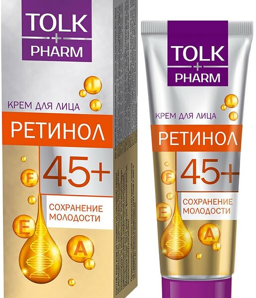 Крем для лица Tolk Pharm 45+ Ретинол 40мл