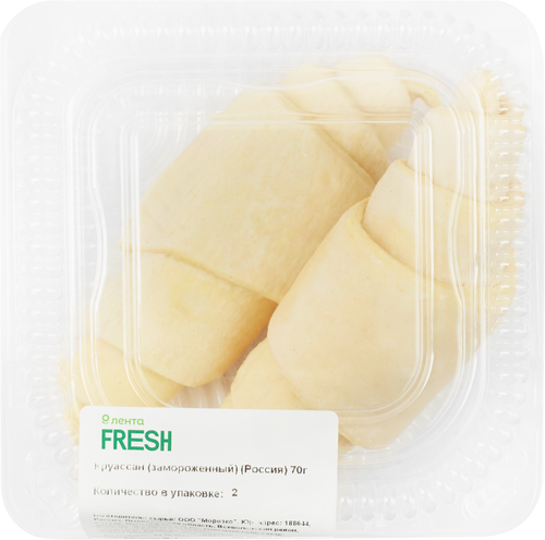 

Круассан Лента Fresh замороженный 70 г