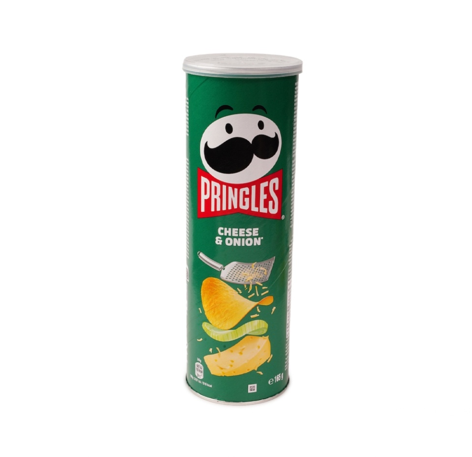 

Чипсы картофельные Pringles со вкусом сыра и лука 165 г