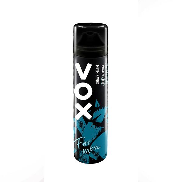 Пена для бритья `VOX` For Men ментол и экстракт алоэ вера 200 мл